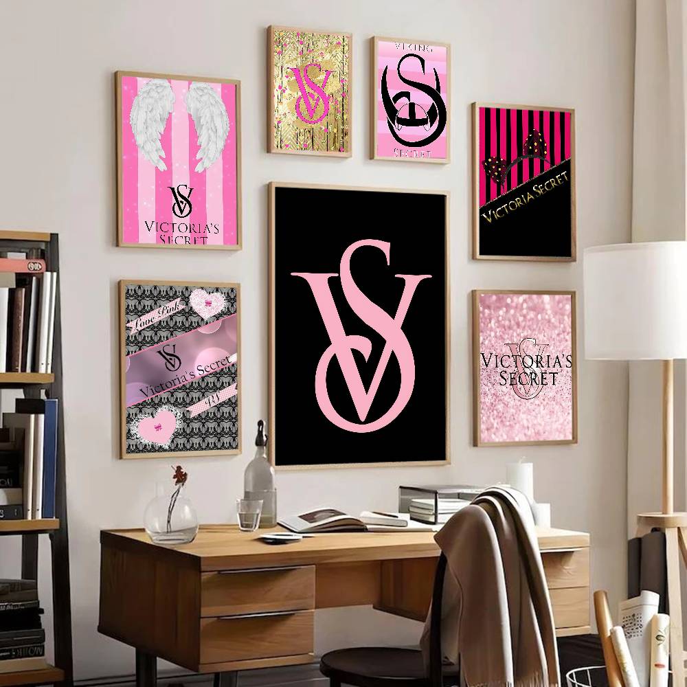 Home Fragrance Victoria Secret - V-Victorias-Fashion-S-Secret Anime Posters Sticky Vintage Room
