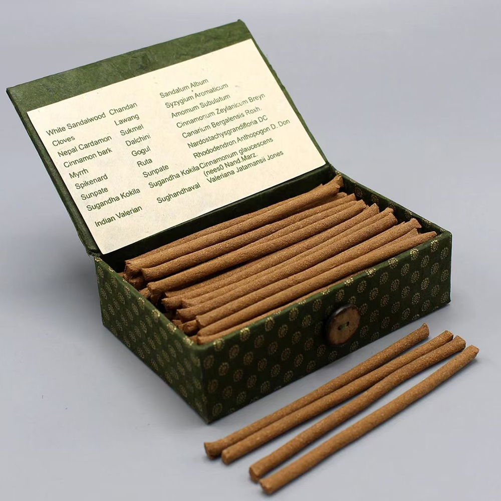 Home Fragrance Green Spirit - Nepal Kopan Monastery Incense, Handmade Herbal