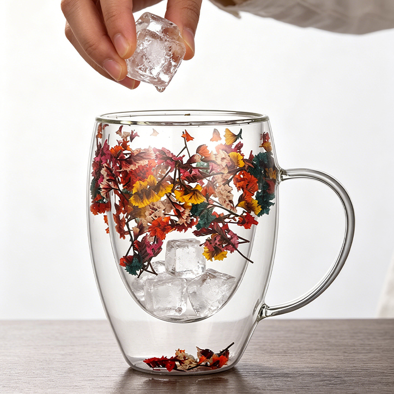 Double Wall High Borosilicate  - Potpourri Dried Flower のレビューと価格