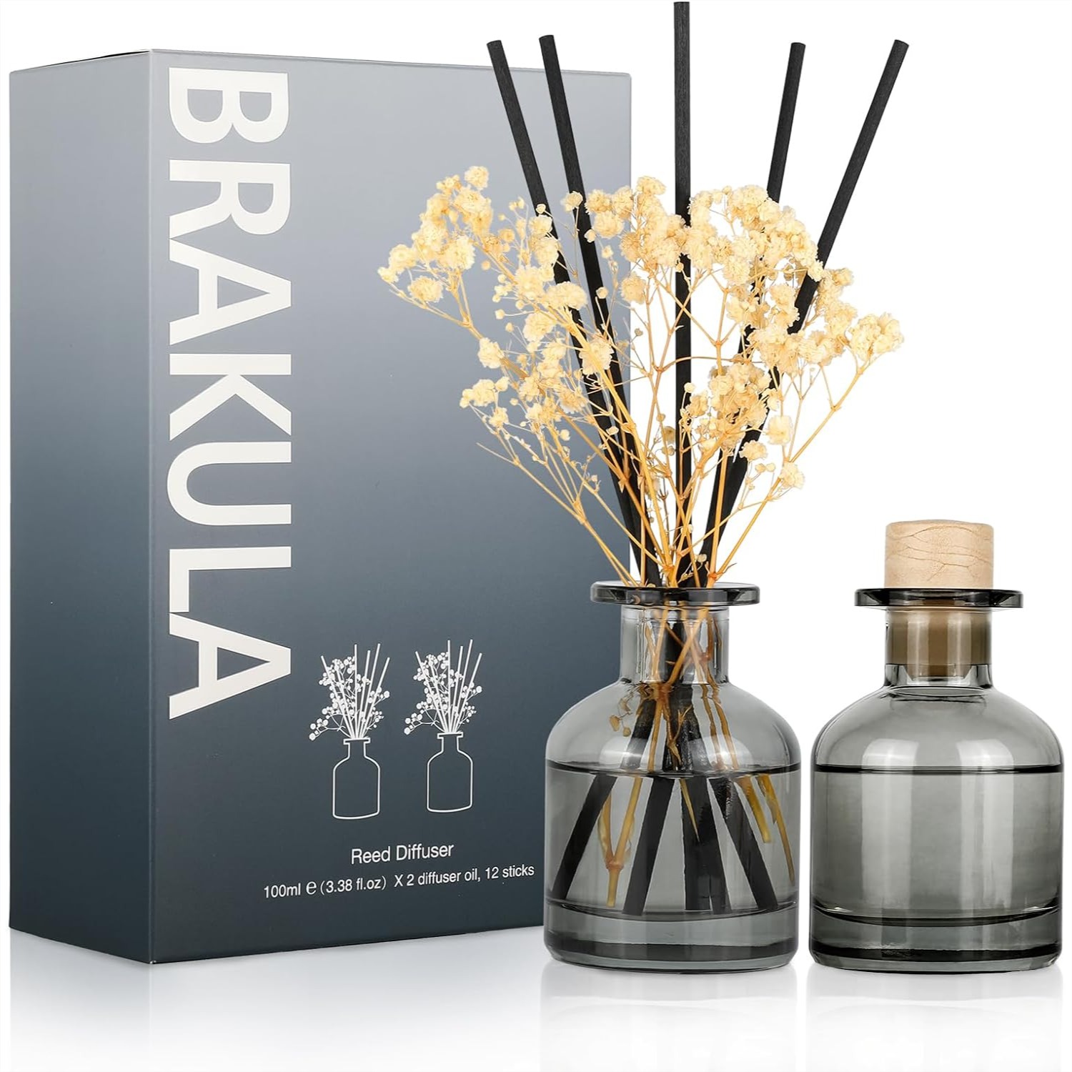 2 Pack Reed Diffuser Set Fresh - Home Fragrance Linen のレビューと価格