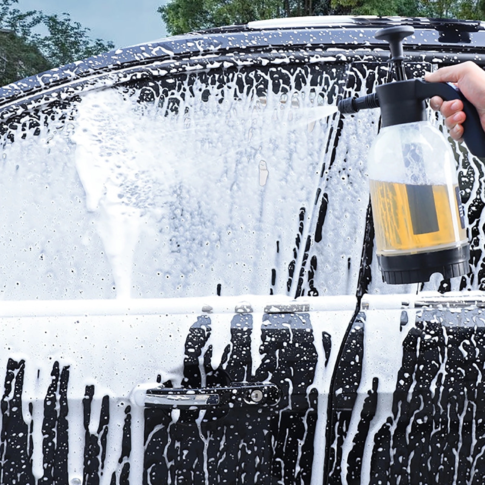 2L Hand Pump Foam Sprayer Hand - Room Spray Bottle のレビューと価格