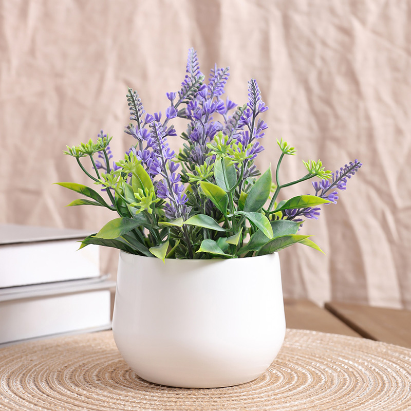1pc- Simulation lavender pot,h - Potpourri Dried Flower のレビューと価格
