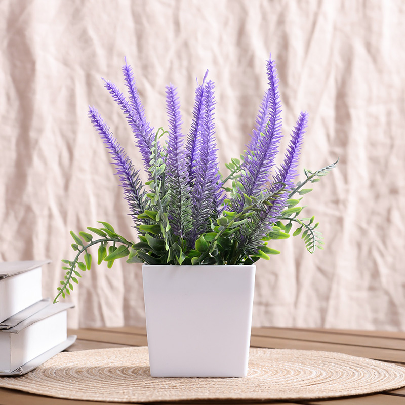 1pc- Simulation lavender pot,h - Potpourri Dried Flower のレビューと価格