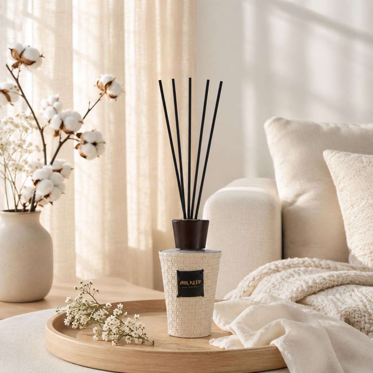 Reed Diffuser Set Clean Linen  - Home Fragrance Linen のレビューと価格