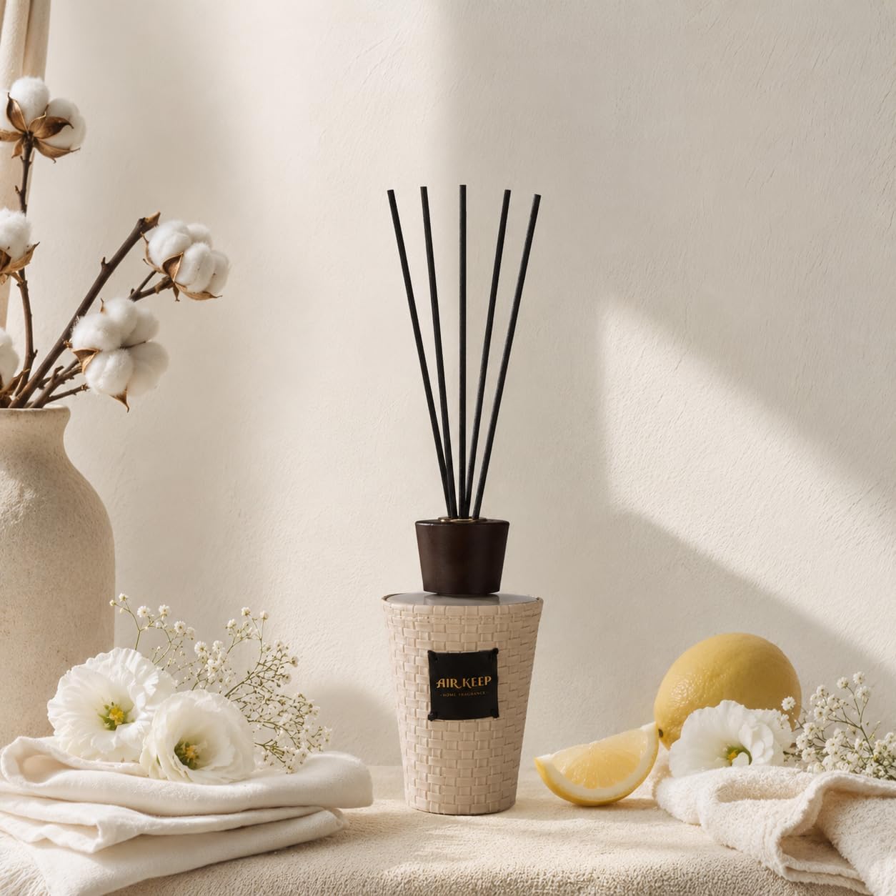 Reed Diffuser Set Clean Linen  - Home Fragrance Linen のレビューと価格
