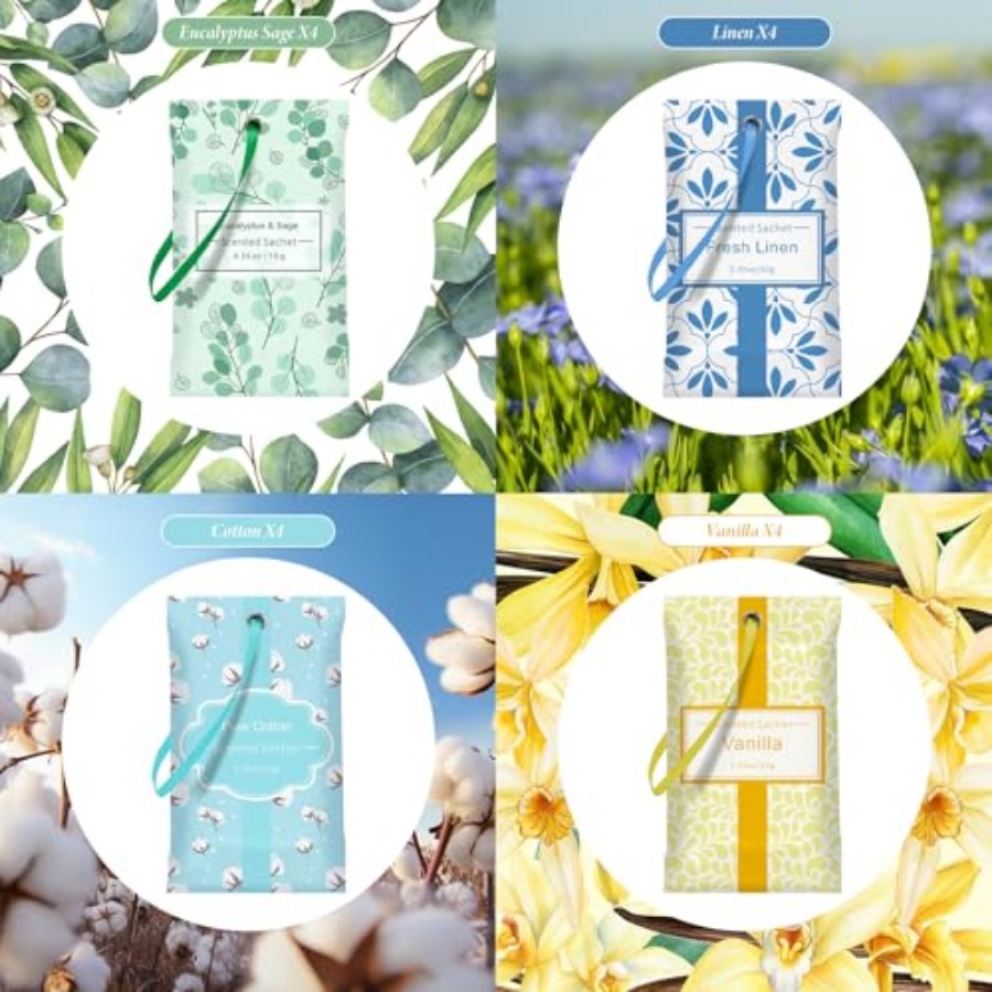 Sachets for Drawers and Closet - Home Fragrance Linen のレビューと価格